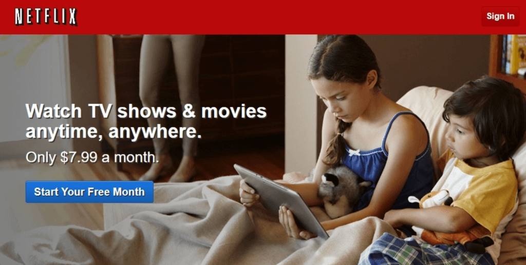 Netflix en 2012